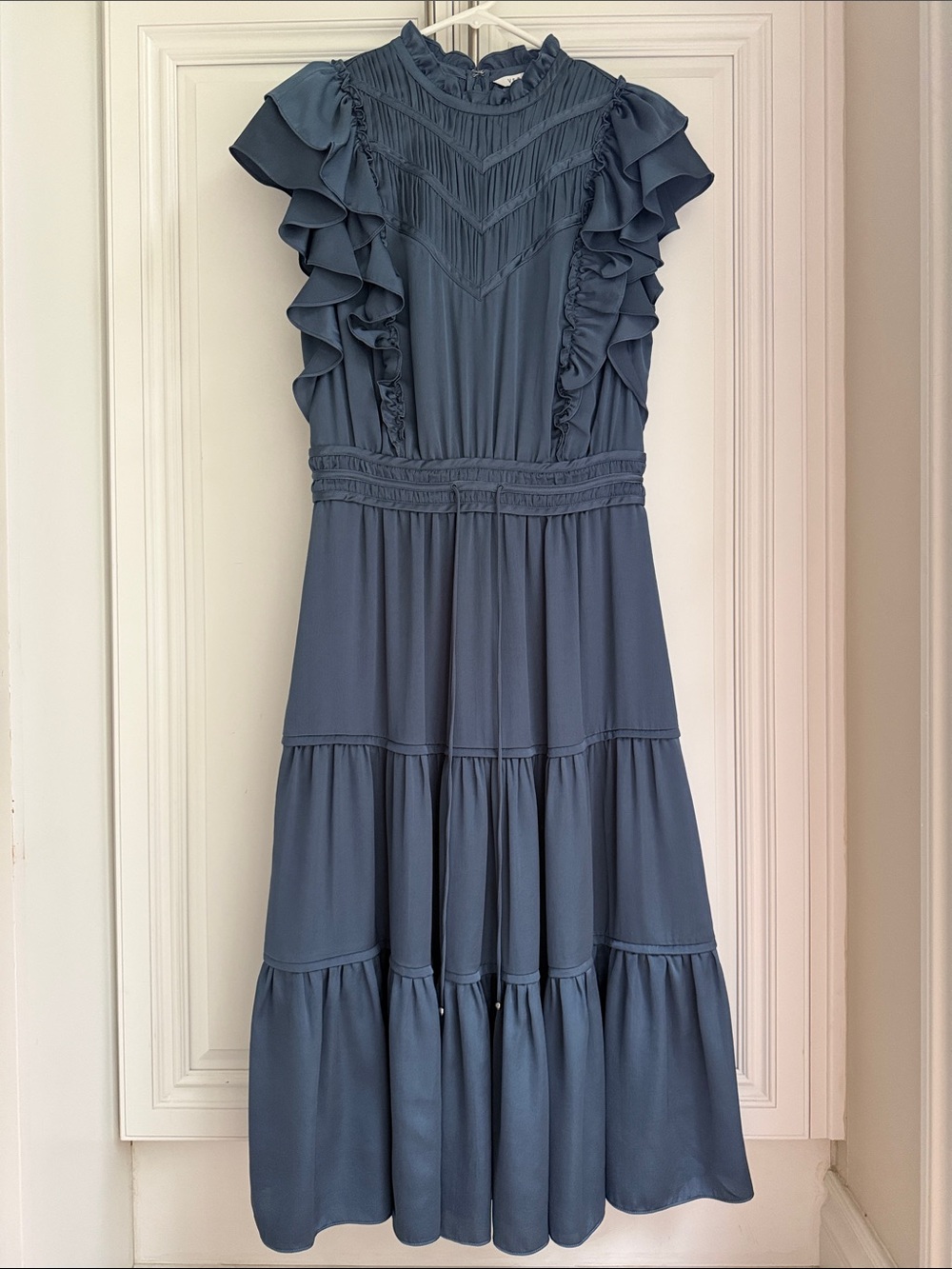 Veronica Beard Snover ruffled midi dress, size 6 - Picture 5 of 11